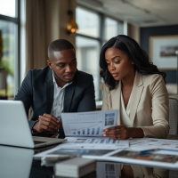 Lucid_Origin_African_couple_acting_as_real_estate_consultants__0